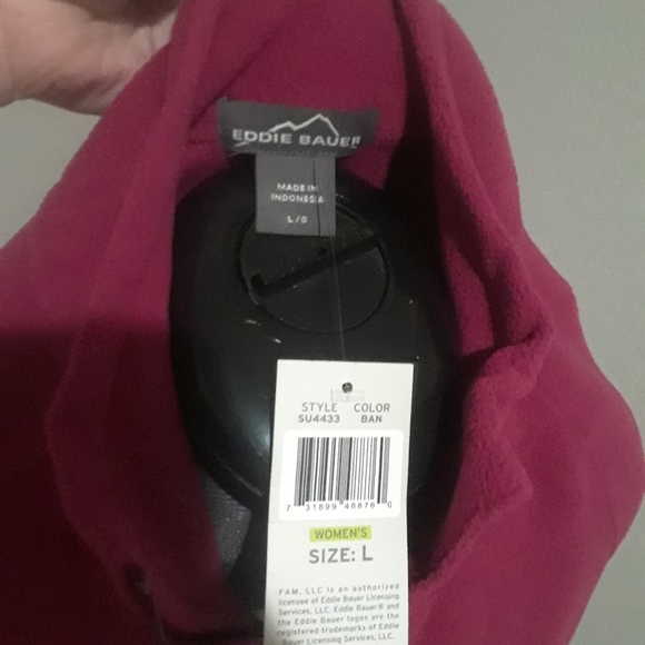 💕HP💕NWT Eddie Bauer Fleece Pullover - Picture 6 of 10